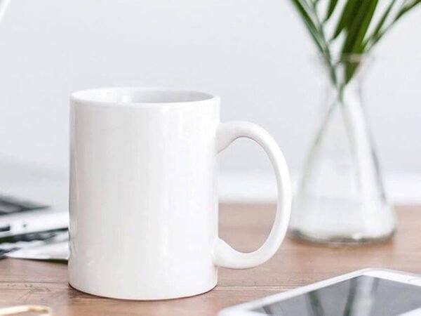 ATG-01 CERAMIC WHITE COFFEE MUG & MAGIC MUG